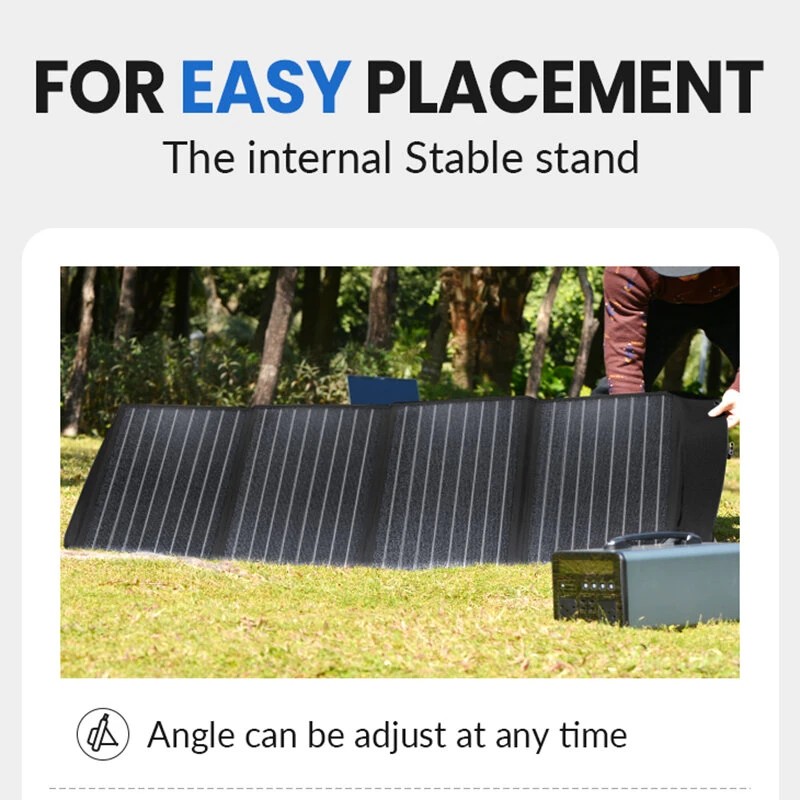 Anvolan joustava 100W 18V kannettava aurinkopaneelilaturi 5V usb-lähtö tasavirta taitettava retkeilypaneeli