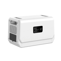 LANPWR 2400PRO kannettava virtalähde LiFePO4 2048Wh 2400W verkkoon kytkettävä invertteri 4 kpl 180W aurinkopaneelia