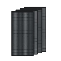 LANPWR 2400PRO kannettava virtalähde LiFePO4 2048Wh 2400W verkkoon kytkettävä invertteri 4 kpl 180W aurinkopaneelia