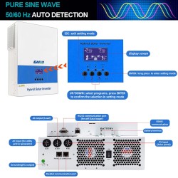EASUN POWER ISolar SMG II 6.2KP WIFI 6,2 kW aurinkohybridi-invertteri MPPT