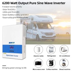 EASUN POWER ISolar SMG II 6.2KP WIFI 6,2 kW aurinkohybridi-invertteri MPPT