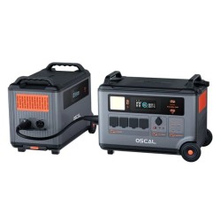 Blackview Oscal PowerMax 3600 kannettava voimalaitos PM200 200W taitettava aurinkopaneeli LiFePO4-akku 14 pistorasiaa