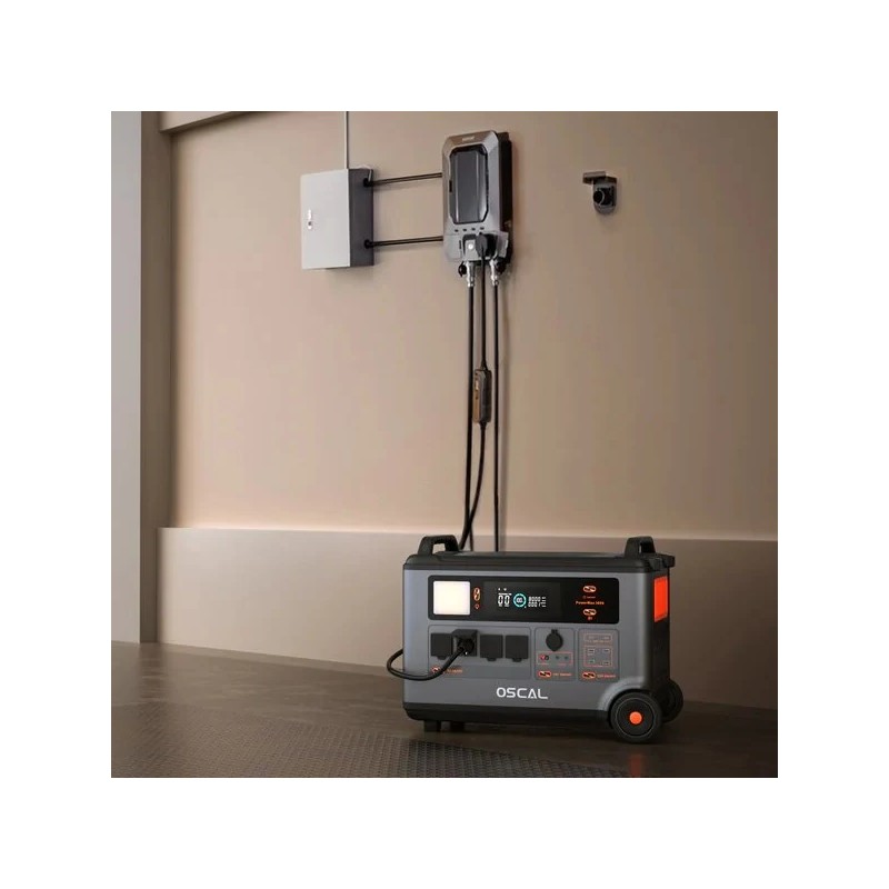 Blackview Oscal PowerMax 3600 kannettava voimalaitos PM200 200W taitettava aurinkopaneeli LiFePO4-akku 14 pistorasiaa