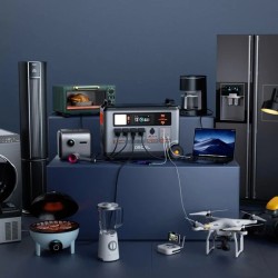 Blackview Oscal PowerMax 3600 kannettava voimalaitos PM200 200W taitettava aurinkopaneeli LiFePO4-akku 14 pistorasiaa