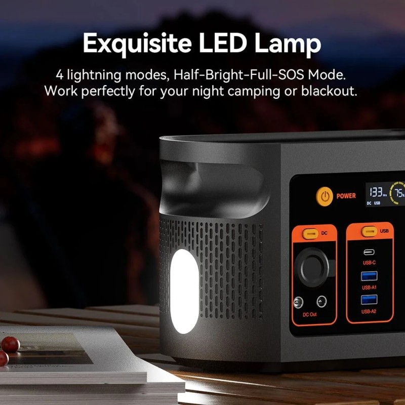 Flashfish E103 179,2Wh LiFePO4-akku kannettava 300W virtalähde retkeilyyn ja hätäkäyttöön