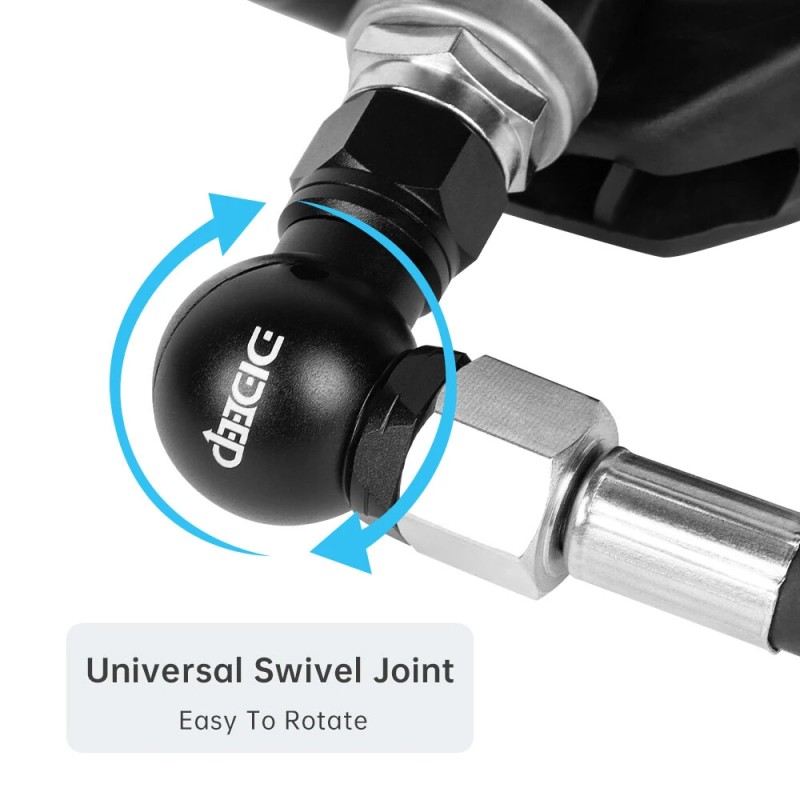 DIDEEP pyörivä messinkinen regulaattorin letkun kulmasovitin sivukiinnitteinen