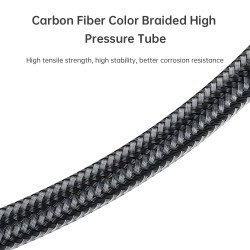 DIDEEP sukellus korkeapaineletku kudottu hiilikuitukudos 15/65/80 cm joustava turvallinen ammattikäyttöön