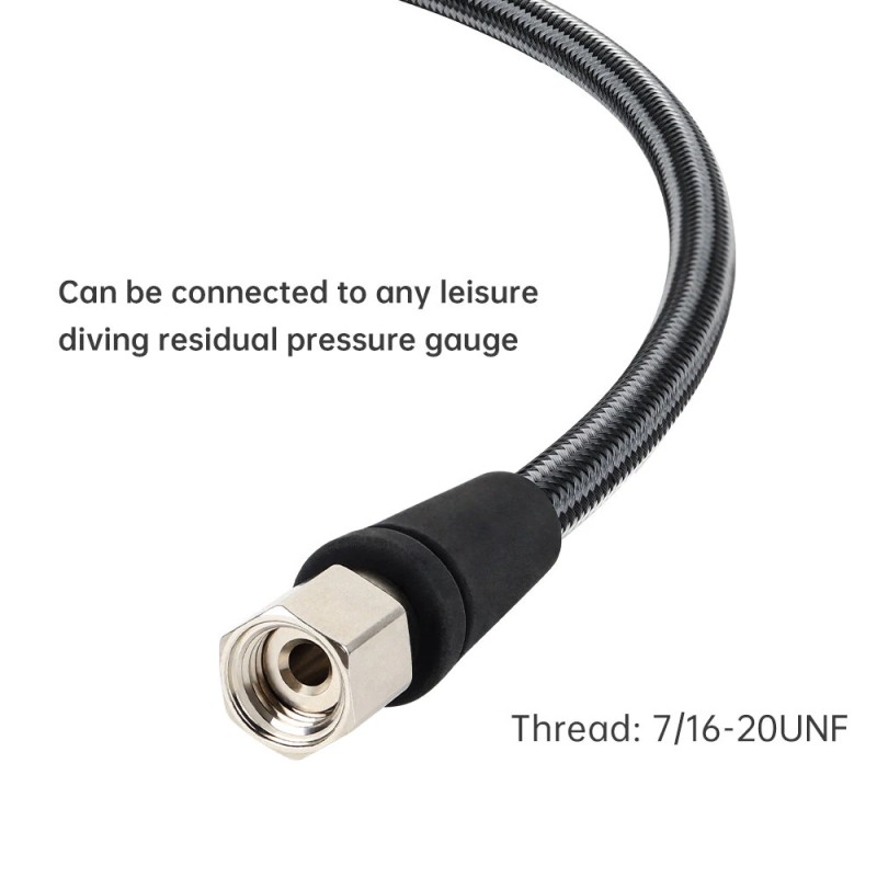 DIDEEP sukellus korkeapaineletku kudottu hiilikuitukudos 15/65/80 cm joustava turvallinen ammattikäyttöön