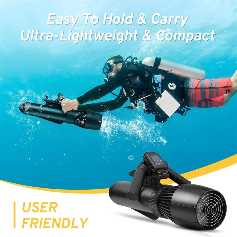 CAMORO 700W sukellusmoottoriskootteri vedenalainen potkuri SUP-laudalle toimintakameralle yhteensopiva CM7-1