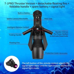 Camoro CM9-1Pro 900W vedenalainen skootteri aikuisille 16000mAh irrotettava akku kaukosäätimellä