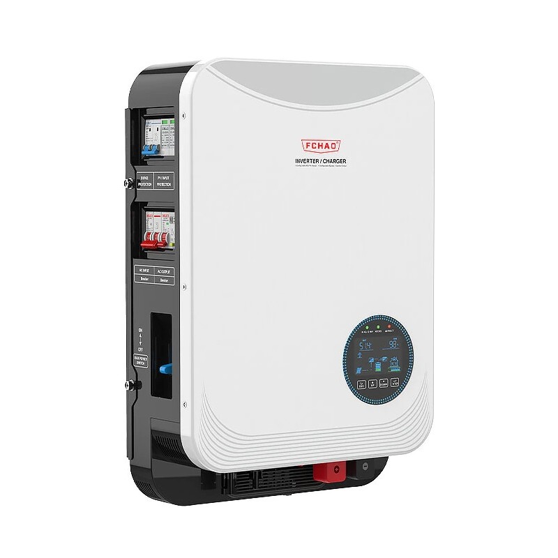 FCHAO 6 2 4 2 kW aurinko hybridiinvertteri MPPT laturi puhdas siniaalto LiFePo4 tuki