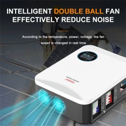 FCHAO 6,2/4,2 kW aurinko-hybridiinvertteri MPPT-laturi puhdas siniaalto LiFePo4-tuki