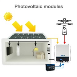 EasunPower ISolar SMW 11kW aurinkoinvertteri 230V MPPT 150A 550VDC puhdas siniaalto WiFi-GPRS etävalvonta LCD-näyttö