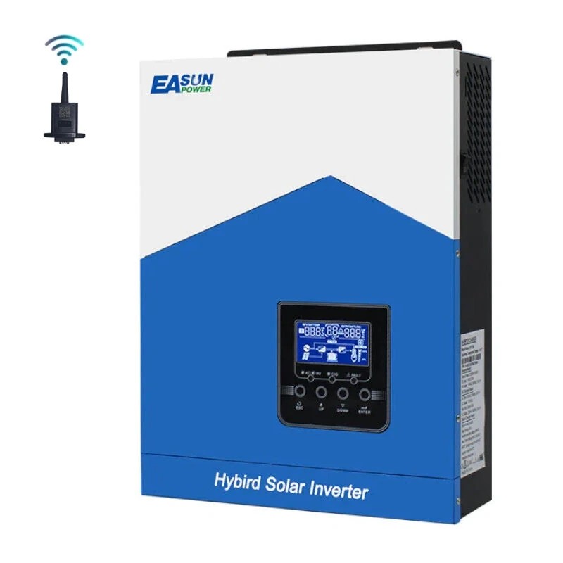 EASUN POWER aurinkohybridinvertteri ISolar SMH II 3 2K 3000W MPPT 80A puhdas siniaalto WIFI etävalvonta