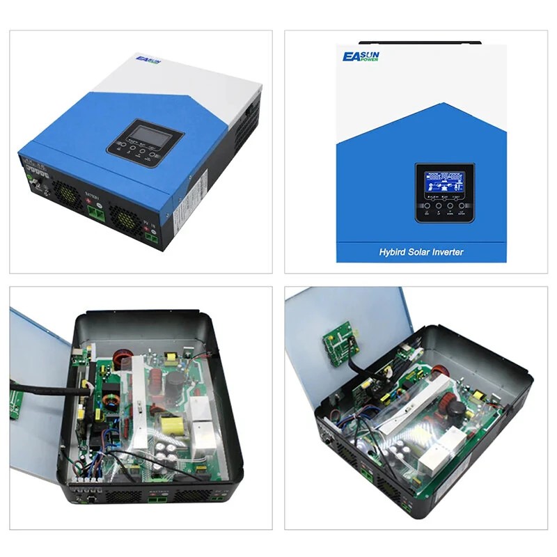 EASUN POWER aurinkohybridinvertteri ISolar SMH II 3.2K 3000W MPPT 80A puhdas siniaalto WIFI-etävalvonta