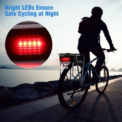 HANIWINNER HA074-04-01 sähköpyörän akku 36V 20Ah 720W litiumioni sisäänrakennettu varoitustakavalo ilman takakehystä 24–28''