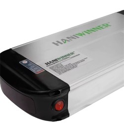 HANIWINNER HA074-04-01 sähköpyörän akku 36V 20Ah 720W litiumioni sisäänrakennettu varoitustakavalo ilman takakehystä 24–28''
