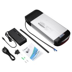 HANIWINNER HA074-04-01 sähköpyörän akku 36V 20Ah 720W litiumioni sisäänrakennettu varoitustakavalo ilman takakehystä 24–28''