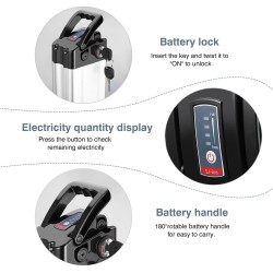 HANIWINNER HA030-05 36V 17.5Ah litium-ioni akku TongSheng TSDZ2B moottorisarja EKD01 näytöllä sopii NAKXUS XINBAO