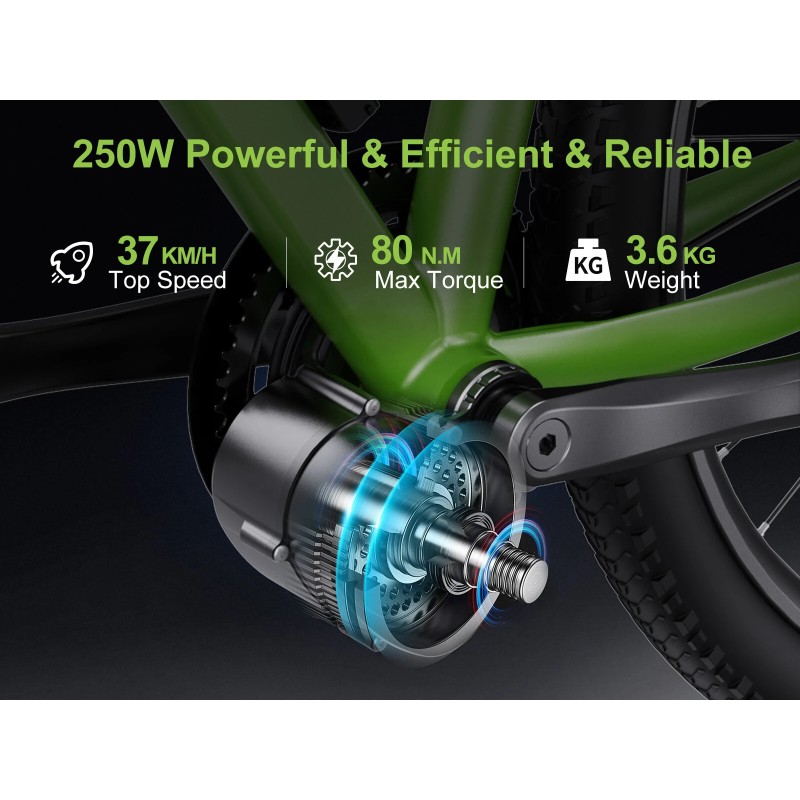 HANIWINNER HA030-05 36V 17.5Ah litium-ioni akku TongSheng TSDZ2B moottorisarja EKD01 näytöllä sopii NAKXUS XINBAO