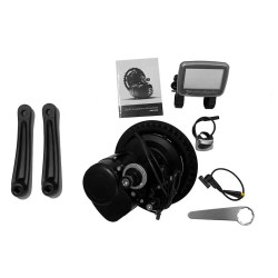 HANIWINNER HA193 48V 13Ah akku ja TongSheng TSDZ2B 48V 500W keskimoottori EKD01 näyttö