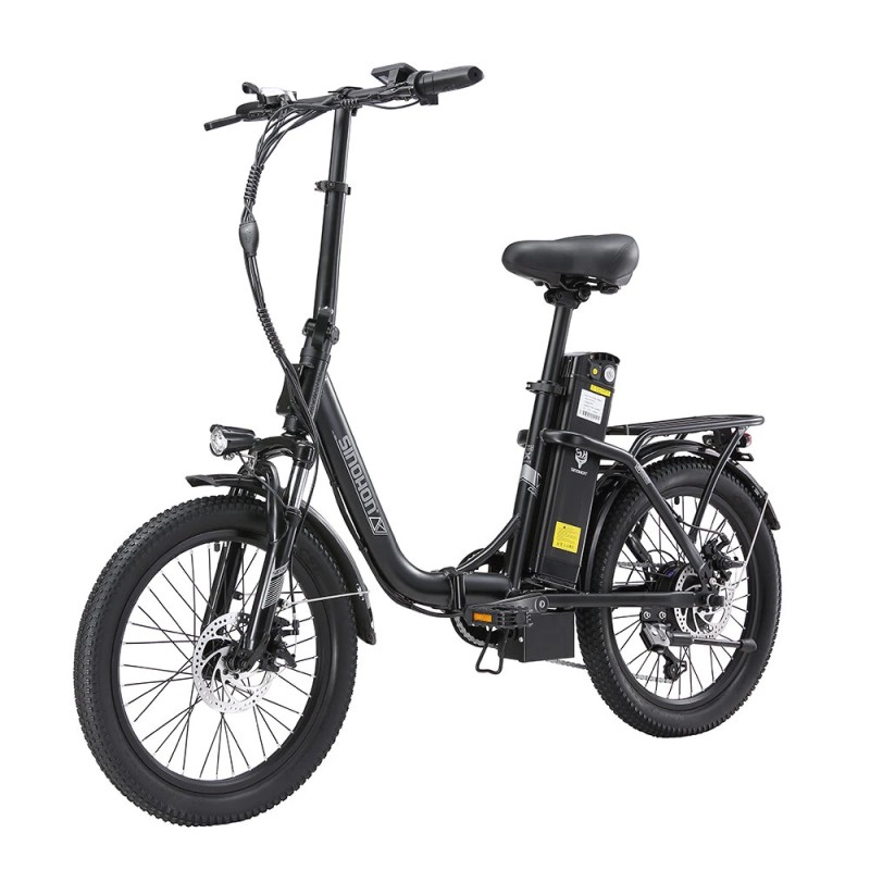 SINOHON C20 vääntömomenttianturilla varustettu 36V 18Ah sähköpyörä 20-tuumaiset renkaat 25 km/h huippunopeus