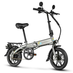 SAMEBIKE YINYU14 sähköpyörä 36V/7,8Ah 250W 14-tuumaiset renkaat taitettava 30 km toimintamatka kantavuus 150 kg