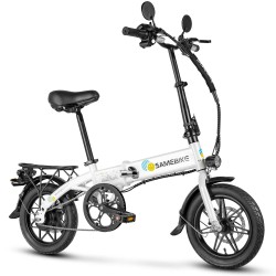 SAMEBIKE YINYU14 sähköpyörä 36V/7,8Ah 250W 14-tuumaiset renkaat taitettava 30 km toimintamatka kantavuus 150 kg
