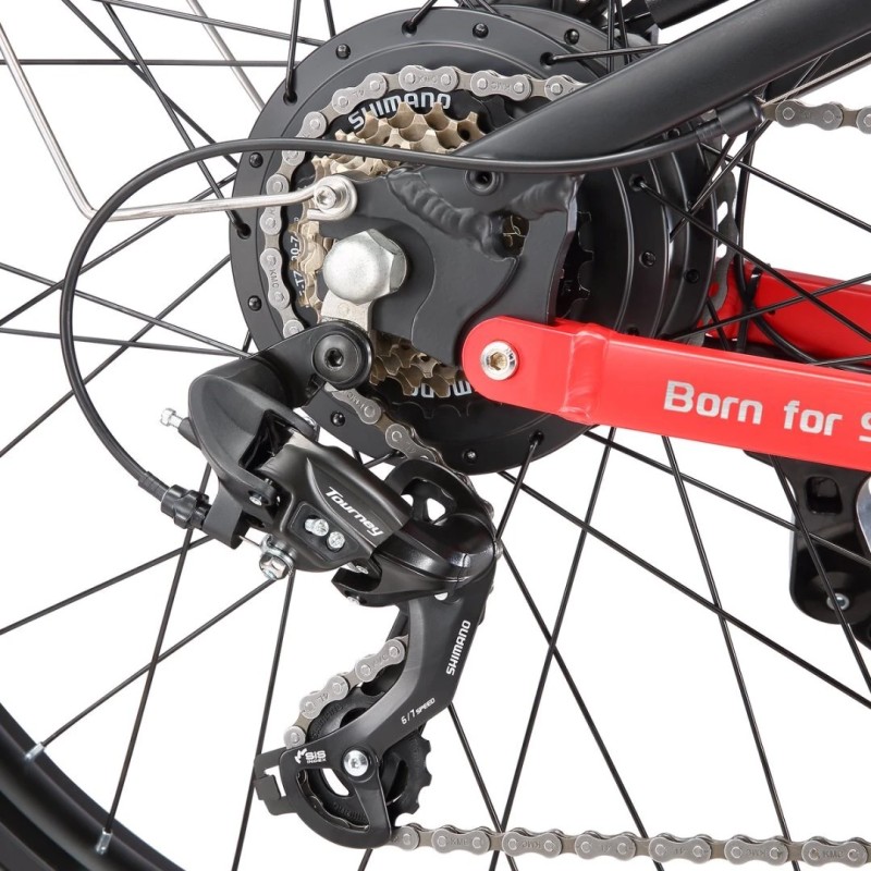 Halo Knight H03 sähkömaastopyörä 48V 19,2Ah 1000W moottori 27,5 tuuman renkaat 80-90 km toimintasäde