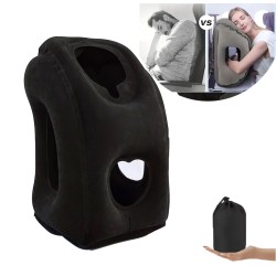 IPRee ilmatäytteinen matkatyyny lentokoneille patentoitu venttiili niskatuki