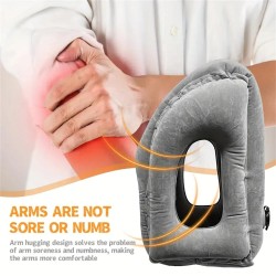 IPRee ilmatäytteinen matkatyyny lentokoneille patentoitu venttiili niskatuki