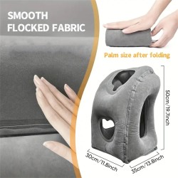 IPRee ilmatäytteinen matkatyyny lentokoneille patentoitu venttiili niskatuki