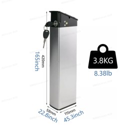 BAFANG MM-G340 48V 750W keskimoottori CAN-protokolla DPC010 näyttö 44T ketjupyörä HANIWINNER HA397-01 13Ah akku