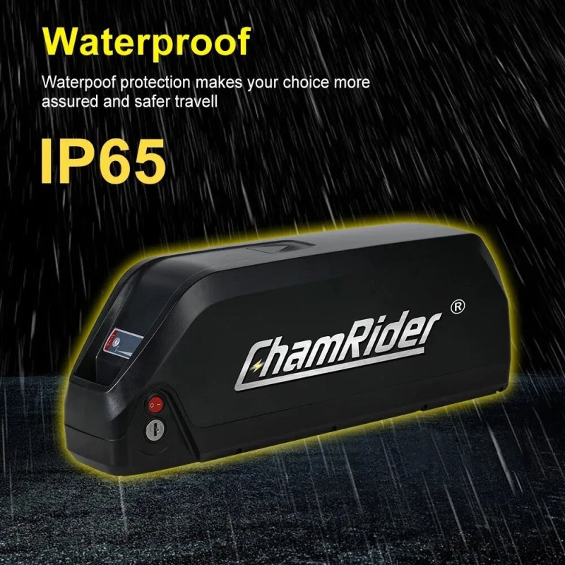 ChamRider Polly B runkoon sijoitettava 36 voltin 36 Ah 1296 Wh sähköpyörän akku