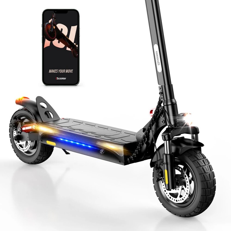 Tehokas iScooter iX3 sähköpotkulauta 48V 800W 10-tuuma taitettava 30–40 km toimintasäde kantaa 120 kg