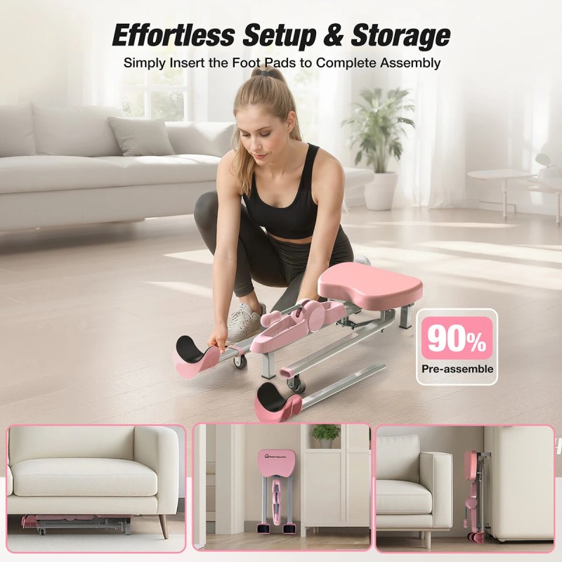 Warmounts säädettävä jalkavenytin 136 kg 0–190° spagaatti-venytysteline