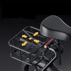 AOVOPRO ESBSPRO sähköpotkulauta istuimella, taitettava, 500W moottori, 48V 22,5Ah akku, 14 tuumaa, 80–100 km