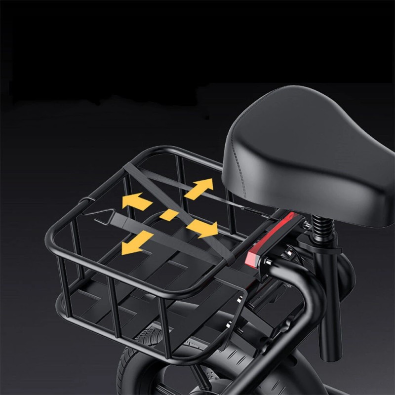 AOVOPRO ESBSPRO sähköpotkulauta istuimella, taitettava, 500W moottori, 48V 22,5Ah akku, 14 tuumaa, 80–100 km