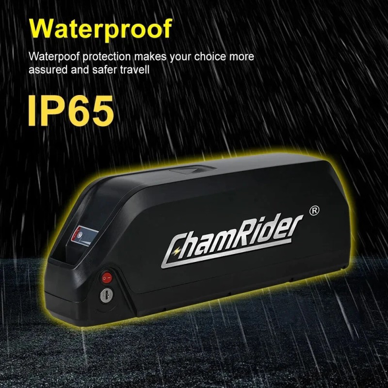 ChamRider Polly A 36V 31.5Ah alaputken akku 1134Wh vesitiivis 40A akunhallinta