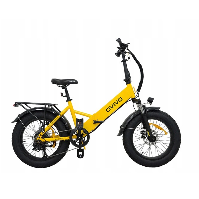 OVIVO NEO C1 PRO sähköavusteinen polkupyörä leveät renkaat pitkä toimintasäde