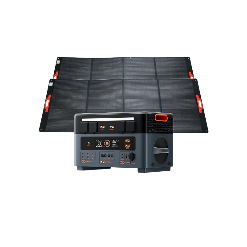 Blackview Oscal PowerMax 2400 kannettava varavoimala 1872Wh LiFePO4-akku mukana PM400 PRO 400W aurinkopaneeli