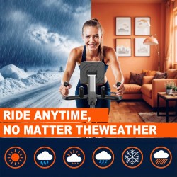 Bominfit FS50 magneettinen sisäpyörä 6 kg vauhtipyörä hiljainen sovellusyhteys led-näyttö sykeantureilla