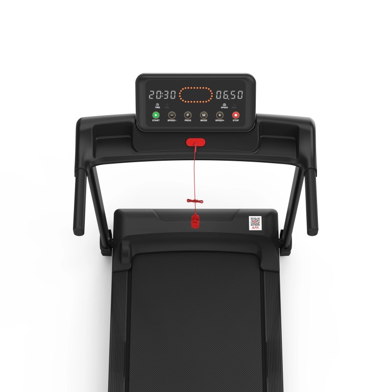 Bominfit JK1601 taittuva juoksumatto 2,5 hv 1–12 km/h LED-näyttö älyappi kompakti hiljainen 120 kg