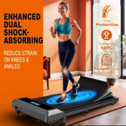 Bominfit FW-1 Pro kompakti juoksumatto 6,5% kaltevuus, 2,25 hv hiljainen moottori, kaukosäädin, sovellusohjaus