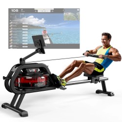 Bominfit V W4 vesisoutulaite taitettava 28 litran säiliöllä 6 vastustasoa 160 kilon kantavuus