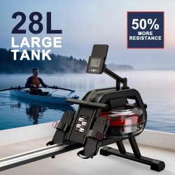 Bominfit V-W4 vesisoutulaite taitettava 28 litran säiliöllä 6 vastustasoa 160 kilon kantavuus