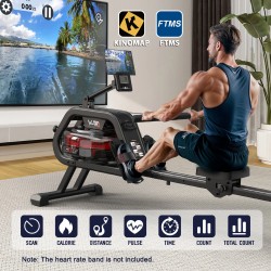 Bominfit V-W4 vesisoutulaite taitettava 28 litran säiliöllä 6 vastustasoa 160 kilon kantavuus