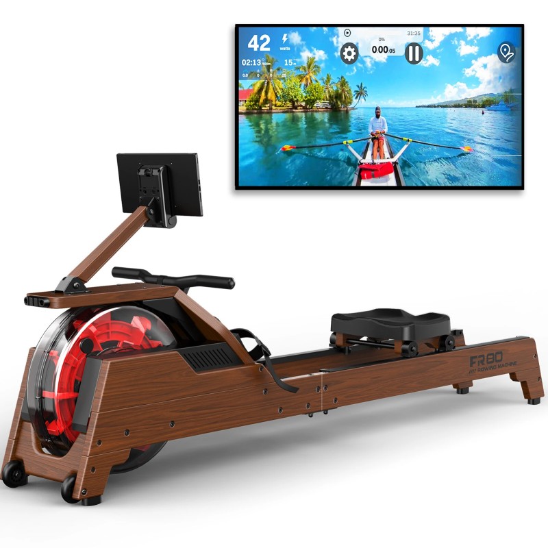 Bominfit FR80B puinen vesisoutulaite FSC-sertifioitu taittuva 14 litran säiliöllä ja Bluetoothilla