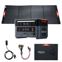 Blackview Oscal PowerMax 2400 kannettava varavirtalähde 1872Wh LiFePO4 2400W UPS sovellusohjaus langaton lataus