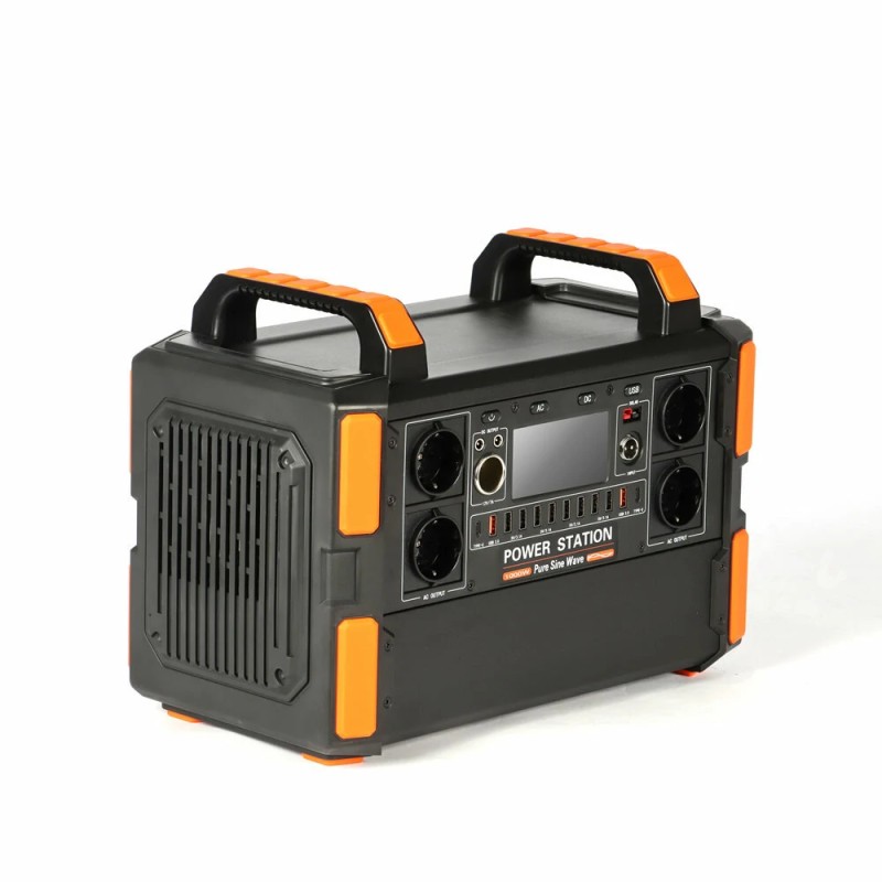 FlashFish kannettava voimalaitos 1000W 1048Wh LiFePO4-akku aurinkolataus retkeilyyn